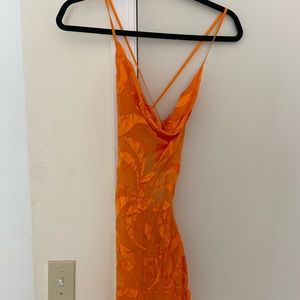 Victoria secret vintage orange slip S